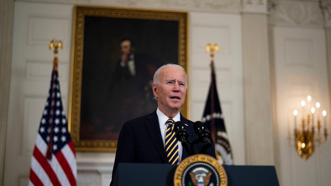 Vụ không kích mà ông Biden ký duyệt là nhằm trả đũa vụ tấn công bằng rocket ở Iraq (Ảnh: NYTimes)