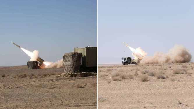 Iran thử nghiệm thành công hệ thống tên lửa phòng thủ mới (Ảnh: RT)