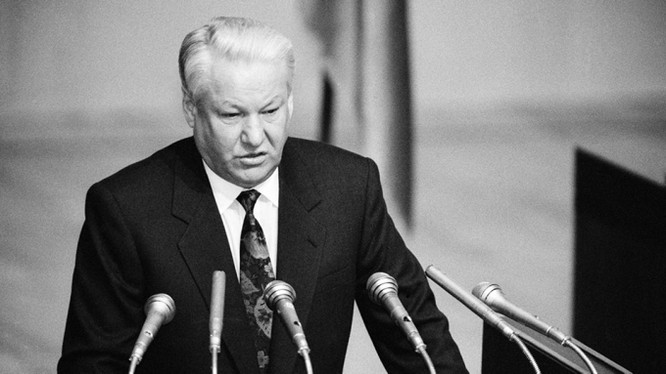 Tổng thống LB Nga lúc bấy giờ, Boris Yeltsin (Ảnh: TASS)