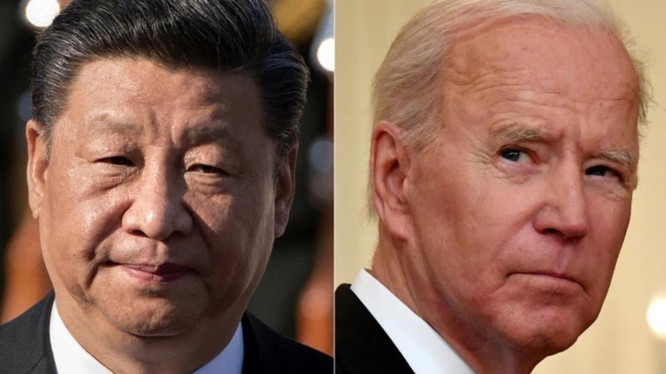 Chủ tịch Tập Cận Bình và Tổng thống Joe Biden có cú điện đàm đầu tiên sau gần 7 tháng (Ảnh: AFP)