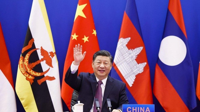 Chủ tịch Trung Quốc Tập Cận Bình hứa hẹn nâng cấp mối quan hệ với ASEAN trong hội nghị hôm đầu tuần (Ảnh: Xinhua)