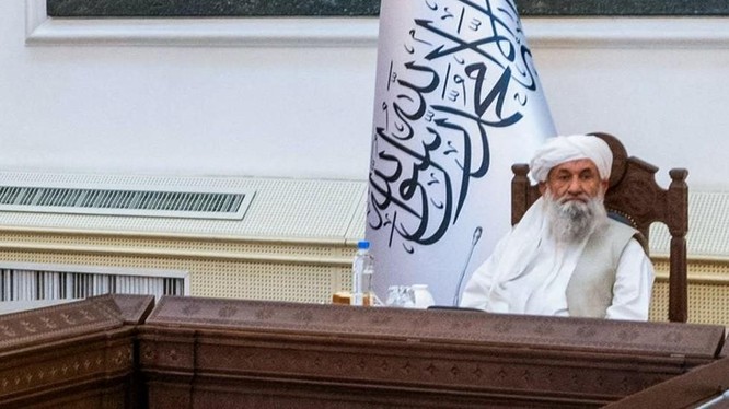 Thủ tướng trong chính phủ của Taliban, Mullah Mohammad Hassan Akhund (Ảnh: AFP)