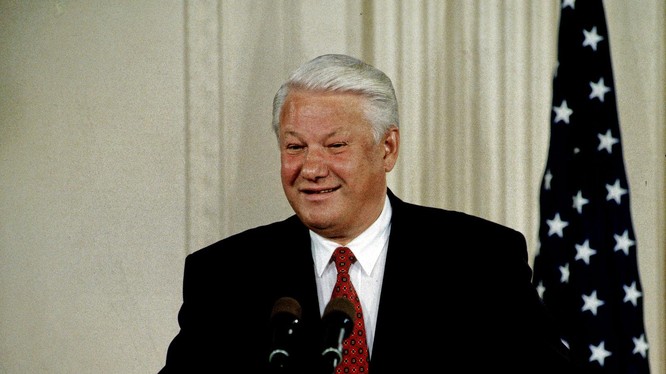 Tổng thống Nga Boris Yeltsin (Ảnh: TASS)