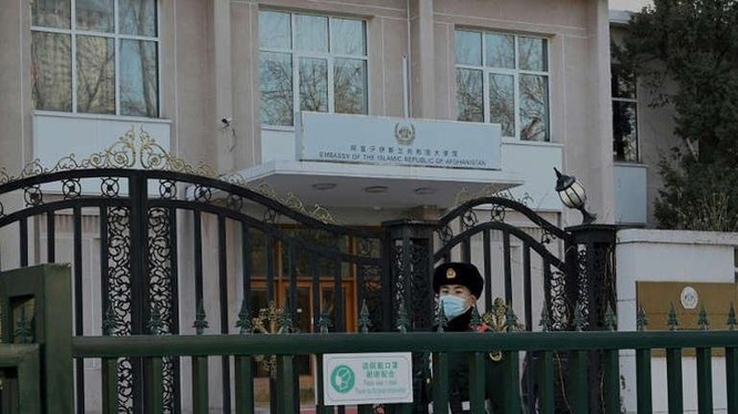 Đại sứ quán Afghanistan tại Trung Quốc (Ảnh: AFP)
