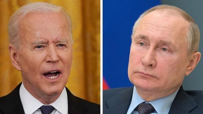 Tổng thống Mỹ Joe Biden và người đồng cấp Nga Vladimir Putin (Ảnh: Reuters).