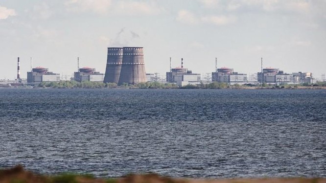 Nhà máy điện hạt nhân Zaporozhye (Ảnh: AFP)