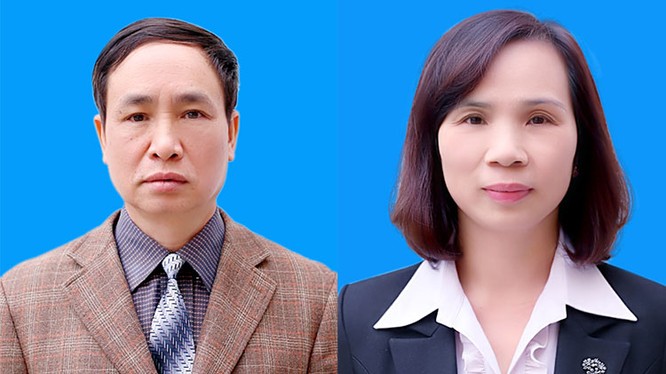 Ông Phạm Văn Khuông và bà Triệu Thị Chính. Ảnh: Sở Giáo dục và Đào tạo Hà Giang