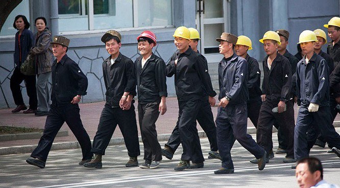 Người lao động Triều Tiên ở Nga.