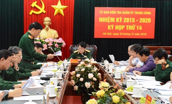 Ủy ban kiểm tra Quân ủy Trung ương tổ chức kỳ họp thứ 14. 