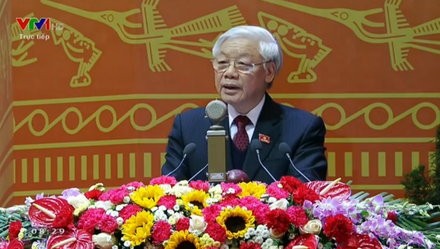 Tổng Bí thư Nguyễn Phú Trọng tại phiên khai mạc