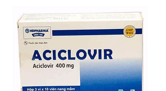 Thuốc Aciclovir 400mg