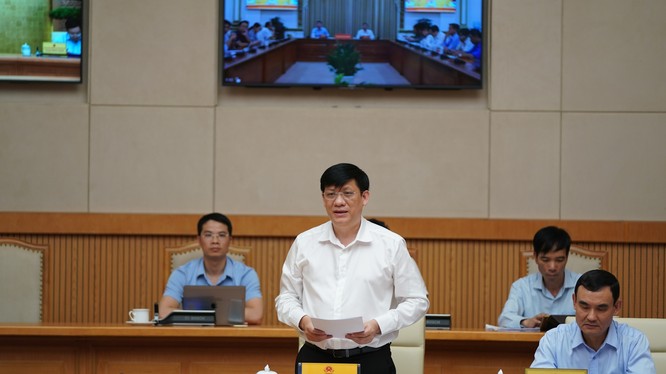 Quyền Bộ trưởng Y tế Nguyễn Thanh Long (Ảnh: VGP Quang Hiếu) 