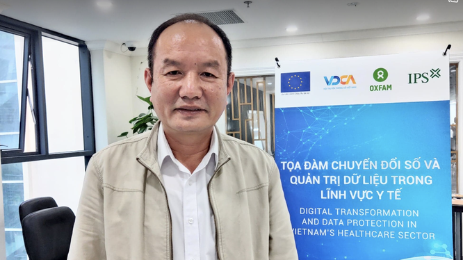 BS. CKII. Nguyễn Quốc Hùng - Giám đốc Bệnh viện Sản Nhi Quảng Ninh (Ảnh: Minh Thuý) 