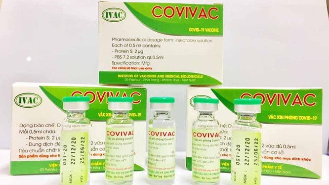 Vaccine phòng COVID-19 COVIVAC (Ảnh- IVAC) 