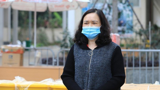 Cô Lê Thị Tuyết Lan – Hiệu trưởng Trường Tiểu học Xuân Phương (Ảnh - TTXVN) 