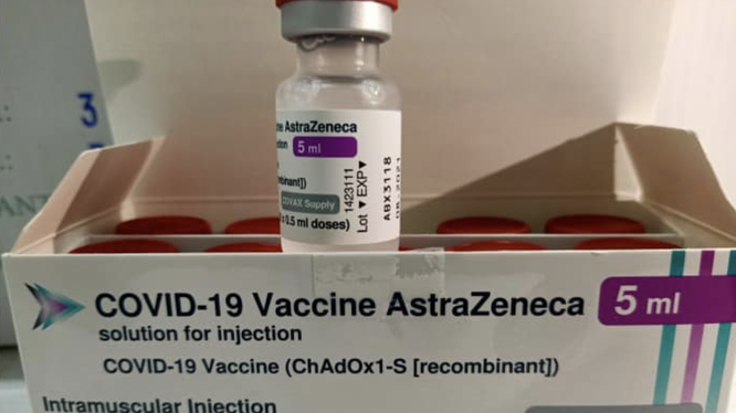 Vaccine phòng COVID-19 của AstraZeneca (Ảnh - BYT) 