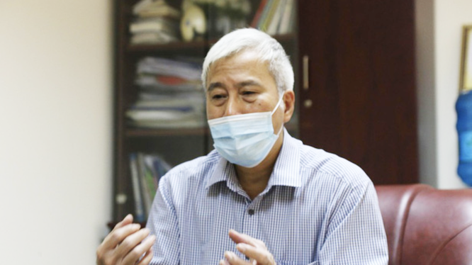 BS CKII. Khổng Minh Tuấn - Phó Giám đốc Trung tâm Kiểm soát bệnh tật TP. Hà Nội (Ảnh - Nguyễn Nhiên) 