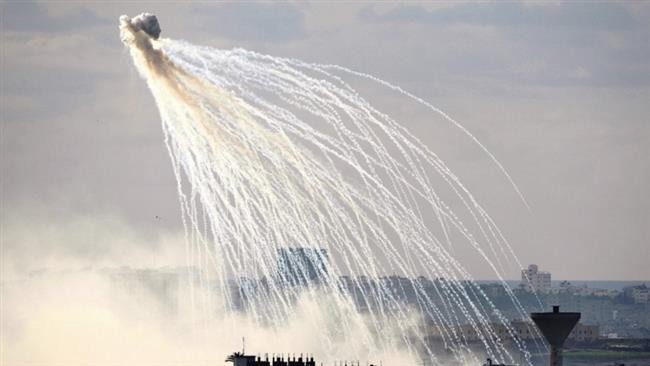 Máy bay Mỹ ném bom phốt-pho tại Syria.