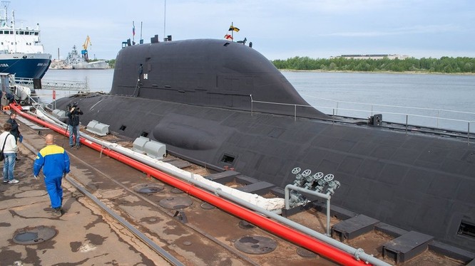 Tàu ngầm lớp Yasen của Hải quân Nga.