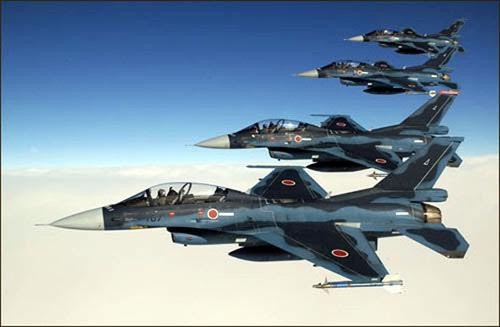 Máy bay chiến đấu F-2 Nhật Bản. 