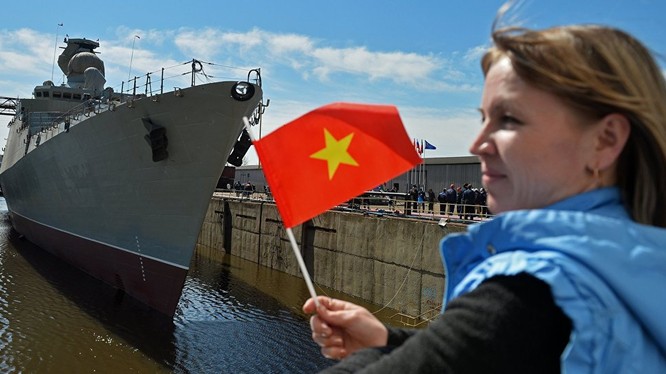 Nga đã hạ thủy tàu khinh hạm "Gepard 3.9" thứ tư cho Hải quân Việt Nam (ảnh: Sputnik)