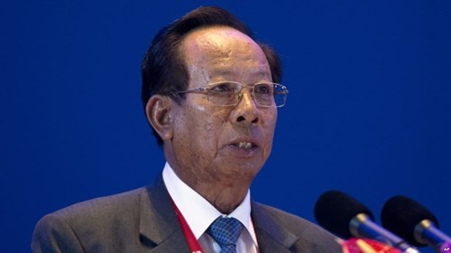 Bộ trưởng Quốc phòng Campuchia Tea Banh, ảnh: VOA.