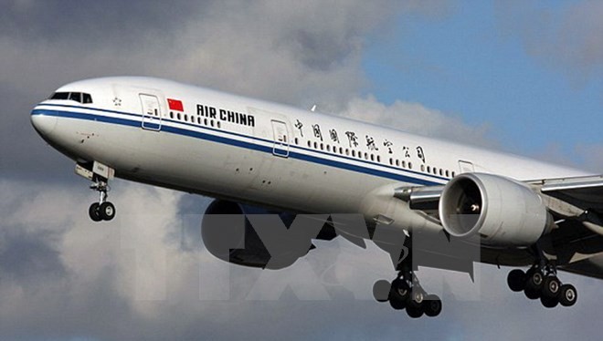 Máy bay của Hãng Air China. (Nguồn: AP/TTXVN)