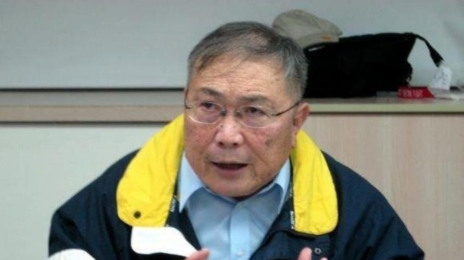 Lan Ninh Lợi, Phó Đô đốc nghỉ hưu Hải quân Đài Loan. Ảnh: Người quan sát, Trung Quốc.