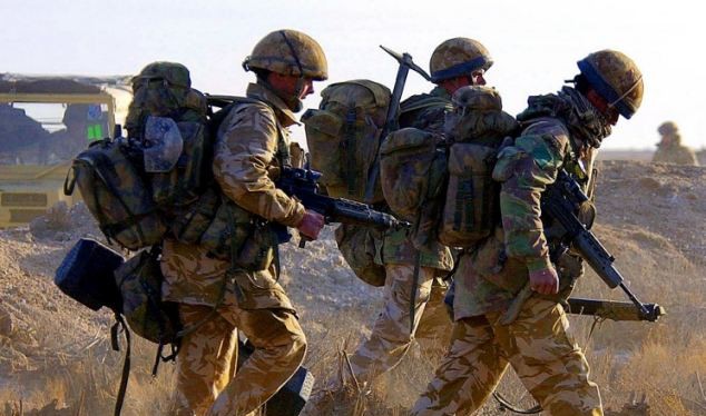 Quân đội Anh ở Iraq (ảnh tư liệu)