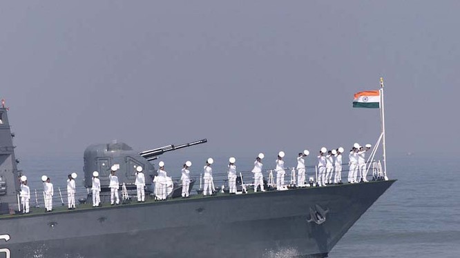 Biển Đông là cửa ngõ ra vào Ấn Độ Dương - nơi New Delhi coi là sân sau của mình (hình minh họa: Hải quân Ấn Độ)
