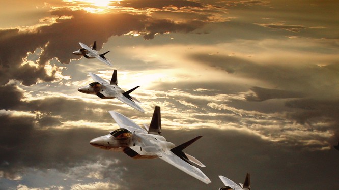 Chiến cơ F-22 của Không quân Mỹ.