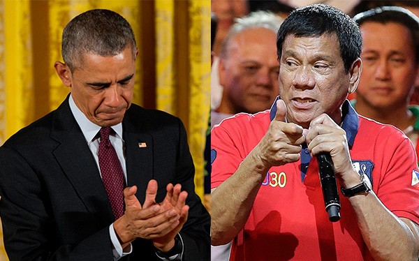 Tổng thống Philippines xúc phạm ông Obama, lãnh đạo Mỹ tuyên bố hủy họp.