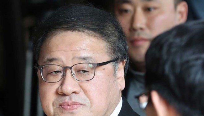 Cựu Thư ký Ahn Jong-beom của Tổng thống Hàn Quốc Park Geun-hye. (Nguồn: AP).