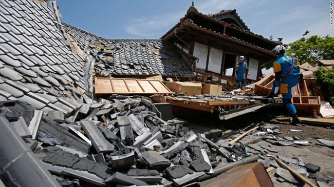 Hậu quả động đất với Nhật Bản trong quá khứ (ảnh tư liệu minh họa)