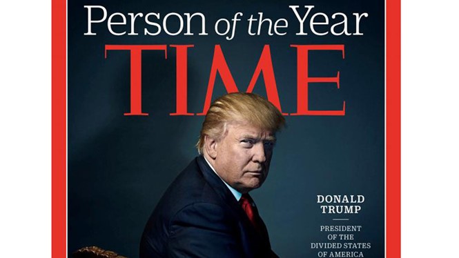 Tạp chí Time bầu ông Donald Trump là Người của năm 2016