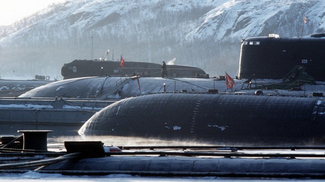 Tàu ngầm hạt nhân Nga (ảnh minh họa)