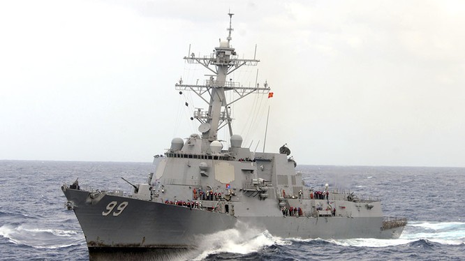 Khu trục hạm USS Mahan của Hải quân Mỹ.