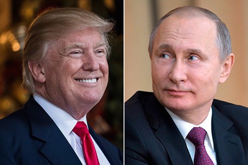 Quan hệ giữa Tổng thống Nga Vladimir Putin với Tổng thống đắc cử Mỹ Donald Trump được cho là sẽ nồng ấm hơn Tổng thống sắp mãn nhiệm Barack Obama. Ảnh: AP