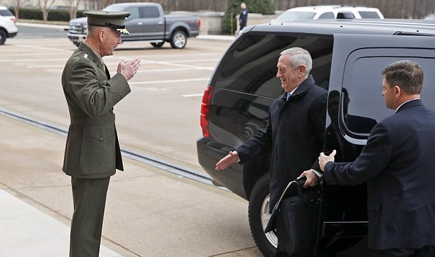 Tướng Mattis đến Lầu Năm Góc trên cương vị Bộ trưởng quốc phòng Mỹ