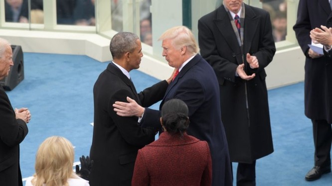 Tổng thống Mỹ Donald Trump bênh vực người tiền nhiệm Obama (ảnh tư liệu, minh họa)