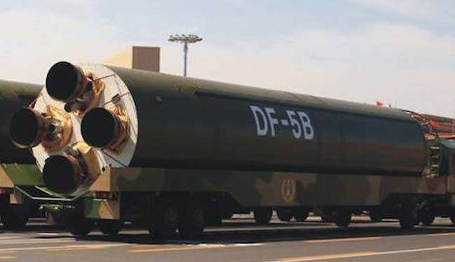 Động cơ tên lửa Đông Phong - 5B (ảnh minh họa)