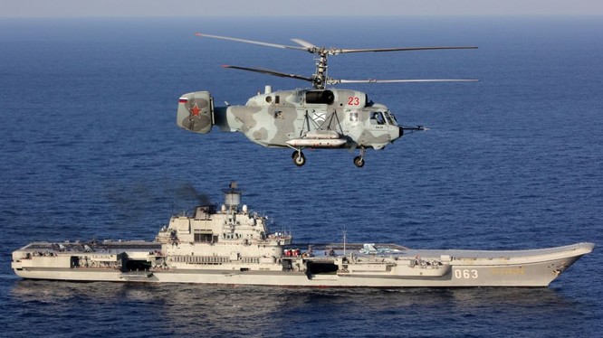 Tàu sân bay Đô đốc Kuznetsov đã trở về Severomorsk từ Syria