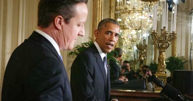 Thủ tướng Anh David Cameron và Tổng thống Mỹ Barack Obama