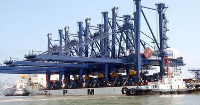 Lượng hàng container qua Cảng Cái Lân liên tục sụt giảm trong những năm gần đây