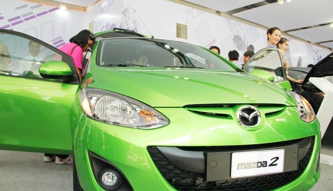 Các dòng xe du lịch thương hiệu Mazda do Thaco lắp ráp -sản xuất đã góp phần tăng thị phần chung của Thaco trong 3 tháng đầu năm nay