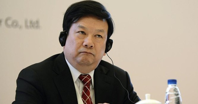 Ông Liệu Vĩnh Viễn, Phó Chủ tịch tập đoàn dầu khí PetroChine dự hội nghị tại Bắc Kinh. Ảnh tư liệu chụp ngày 16/05/2013