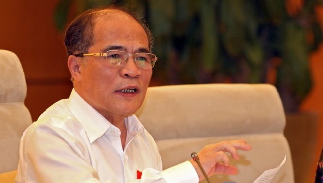 Chủ tịch Quốc hội Nguyễn Sinh Hùng không cho rằng số dư hơn 14.000 tỷ này là do tiết kiệm mà có