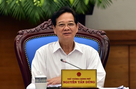 Thủ tướng Nguyễn Tấn Dũng chủ trì phiên họp Chính phủ thường kỳ tháng 9/2015. Ảnh: VGP/Nhật Bắc