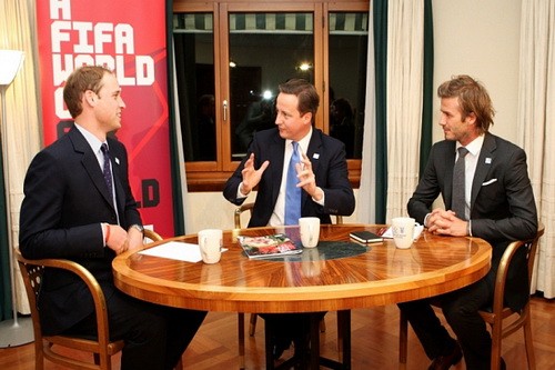 hái tử Williams, thủ tướng Cameron và cựu danh thủ Beckham tham gia "bộ tham mưu" chiến dịch đăng cai World Cup 2018 của Anh