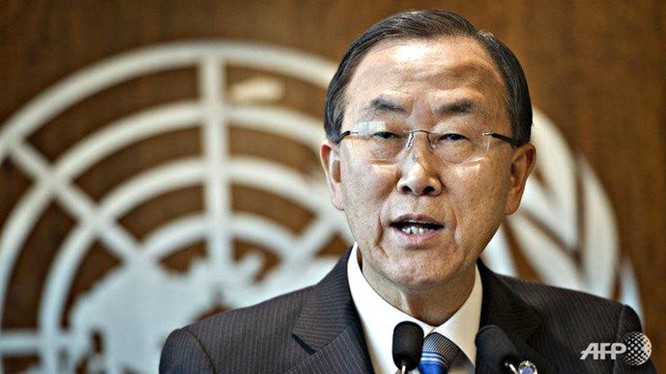 Tổng thư ký Ban Ki-moon cho rằng tương lai của Syria, cũng như Tổng thống Bashar al-Assad, phải do người Syria quyết định - Ảnh: AFP